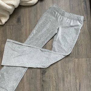 GREY FLARE LEGGINGS